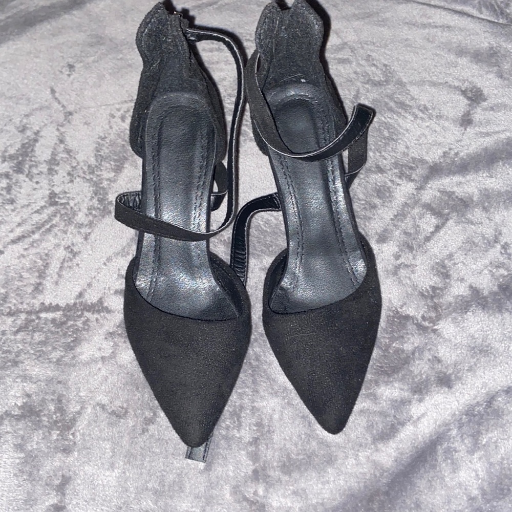 Velvet heels